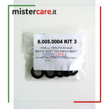 Kit 3 guarnizioni tenute acqua 15x22x4 pompa idropulitrice best Lavor 6.005.0004