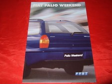 FIAT Palio Weekend 1.2 1.6 16V 1.9 D Brochure Depliant Folleto dal 2001