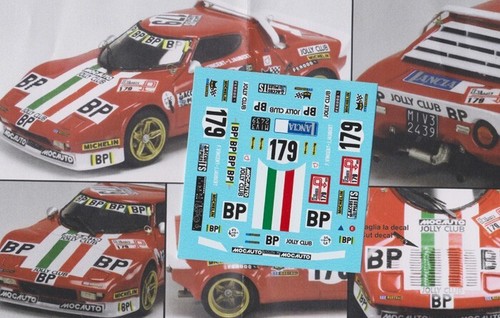 Decal lancia stratos - decal, 1/43