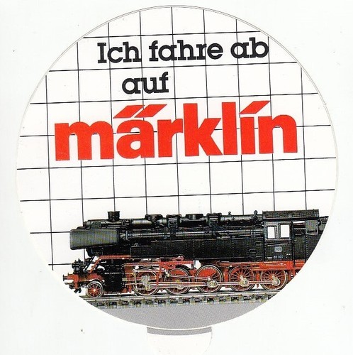Adesivo marklin trenini ich - adesivo,