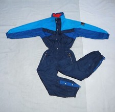 Tuta da sci termica uomo tutto in uno BRUGI VINTAGE anni 90,IT48,UK16/38,F48,Multic.