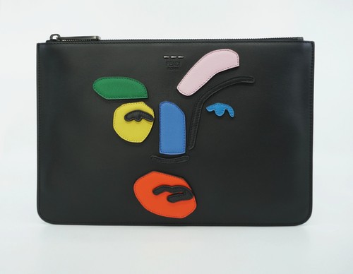 Fendi men picasso face motif - face,