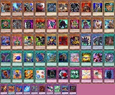 Yu-Gi-Oh Mazzo Completo Joey Wheeler Occhi Rossi Nero Jinzo Darkness Mago del Tempo