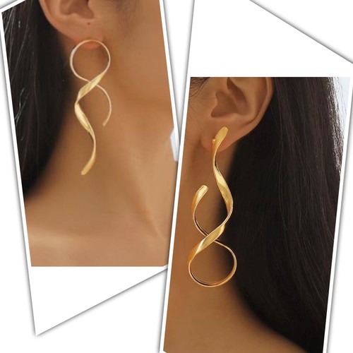 Zara golden earrings - golden,