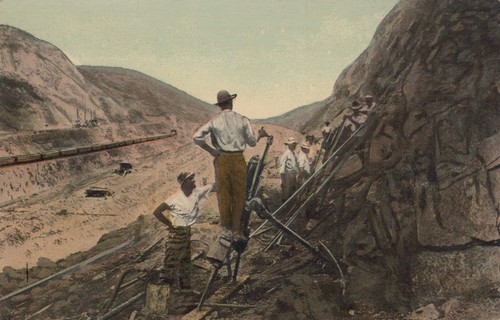 C1910s cartolina canale - canale, di