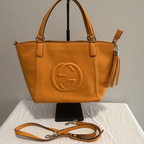 Gucci orange soho pony - gucci,