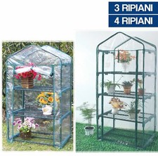 SERRA DA GIARDINO TERRAZZA BALCONE RIPARA PIANTE FIORI ORTO 3 4 RIPIANI 01566V