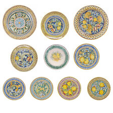PIATTO CLASSICO PIANO CERAMICA CALTAGIRONE VARI TIPI