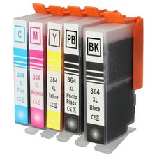 5 cartucce stampante per HP