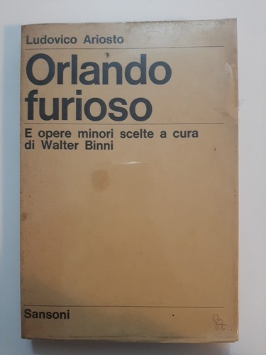 Libro ludovico ariosto orlando - libro,