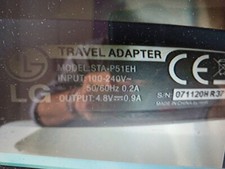 CARICA BATTERIA DA RETE ORIGINALE LG USATO !!!!!!!