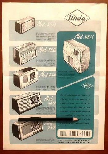 Unda radio como 1947 - radio,