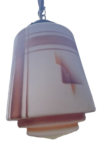 30er anni lampada - ottone, a