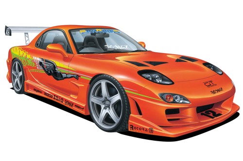 Aoshima mazda rx7 bomex - 1/24,