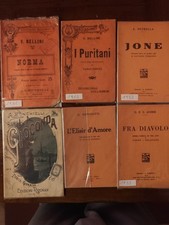 LOTTO 6 LIBRETTI OPERA LIRICA