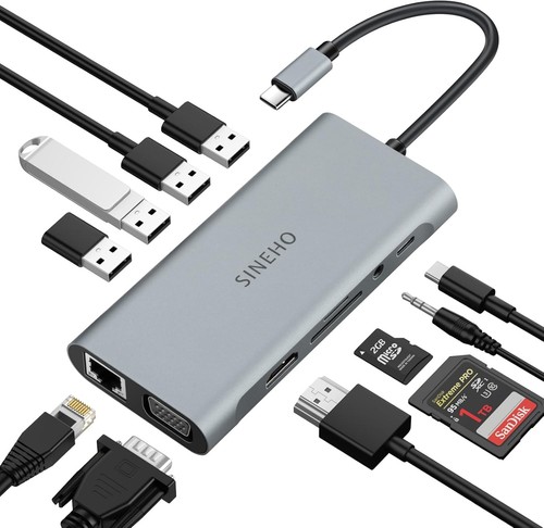 Sineho hub usb - hub, c,