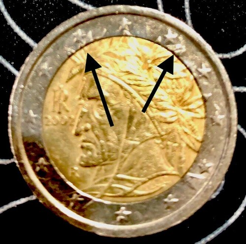 Italia 2002 con error - con, error.moneda