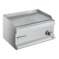 frytop elettrico liscio da