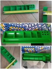 Vintage Portapenne plastica Organizer  Scrivania Verde Modernariato