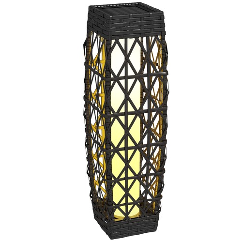 Outsunny lampada solare - solare, da