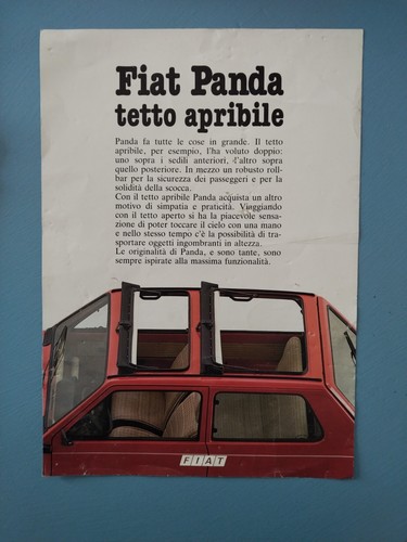 Brochure pubblicta panda prima - brochure,