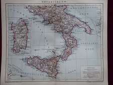 Mappa, Bassa Italia, Sicilia