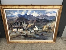 Quadro Olio Su Tela Maneglia 120 Per 90