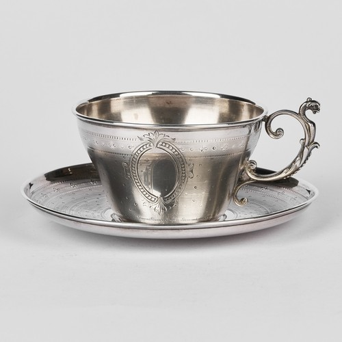 Antica tazza piattino - e,
