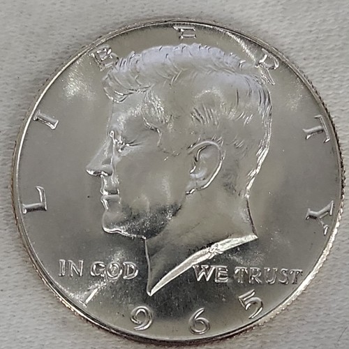Mezzo dollaro 1965 - sms, kennedy