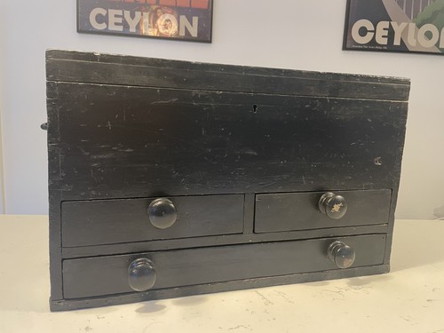Cassettiera vintage bauletto - cassettiera,
