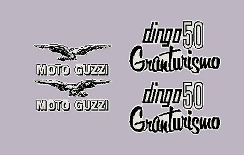 Adesivi moto guzzi - adesivi, dingo