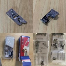 8 piedini macchina da cucire Necchi Pfaff Singer orlo perline tagliacuci ecc.