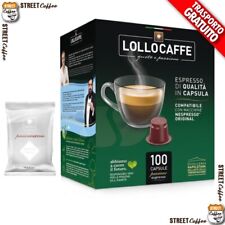 200 Cialde Capsule Caffè Lollo Miscela Argento compatibili Nespresso gratis