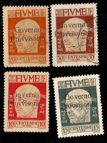 1921 fiume gabriele annunzio - fiume, d'annunzio