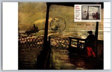 #1433 John Sloan FDC Maxi Card