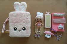 NA NA NA surprise zainetto Pink Bunny cameretta fashion doll vestiti e accessori
