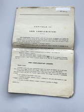 FASCICOLO ARMI COMPLEMENTARI