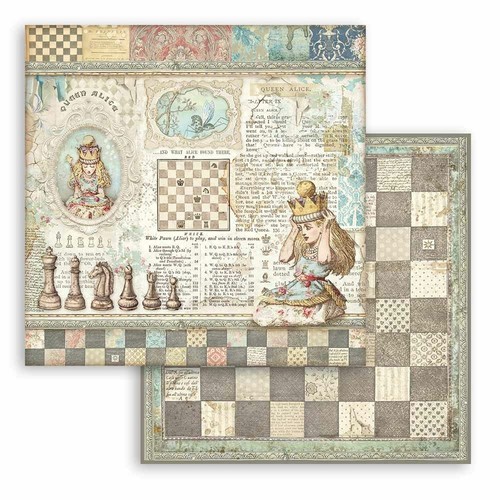 Carta scrap queen alice - queen,