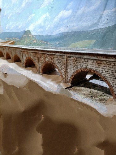 Ponte ferroviario - ponte, h0