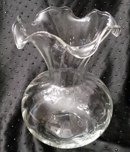Vaso cristallo soffiato - cristallo, a