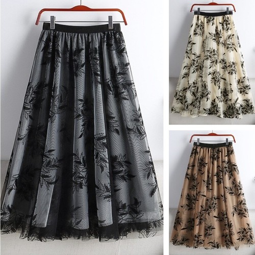 Gonna line lunga - in, tulle