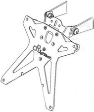 Portatarga regolabile Lightech