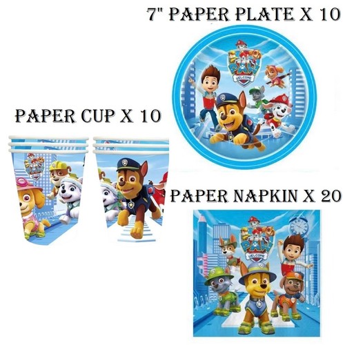 Paw patrol servizio tavola - servizio,