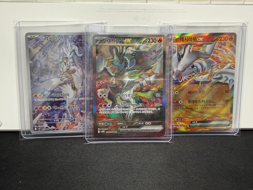 Carta pokemon coreana reshiram - pokemon,