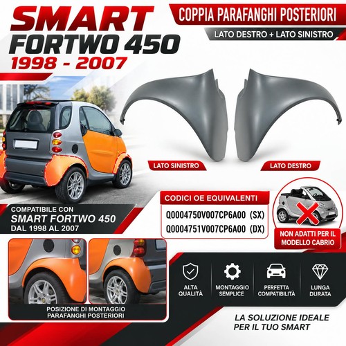Kit parafanghi posteriori - parafanghi,