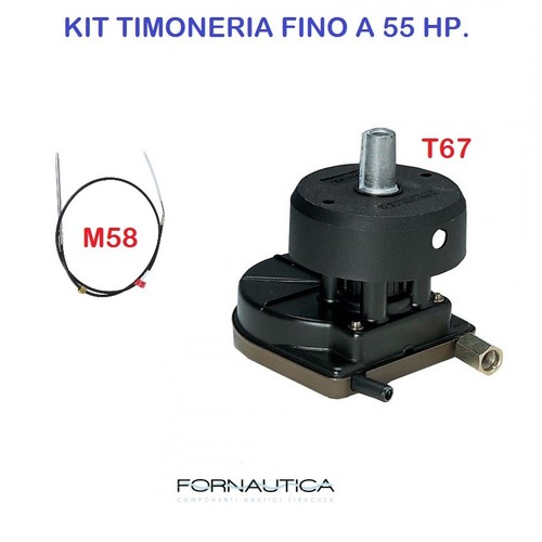 Kit timoneria ultraflex t67 - timoneria,