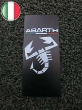 TUNING PEDANA POGGIAPIEDE POGGIAPIEDI ACCIAIO FIAT GRANDE PUNTO 500 ABARTH BIANC