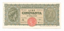 -752- 50 LIRE ITALIA TURRITA
