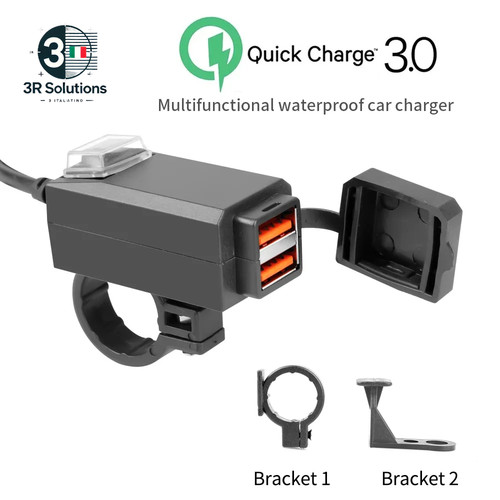 Caricatore moto usb - usb, doppia