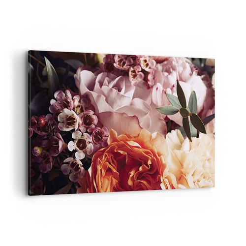 Quadro tela 120x80cm fiori - quadro,